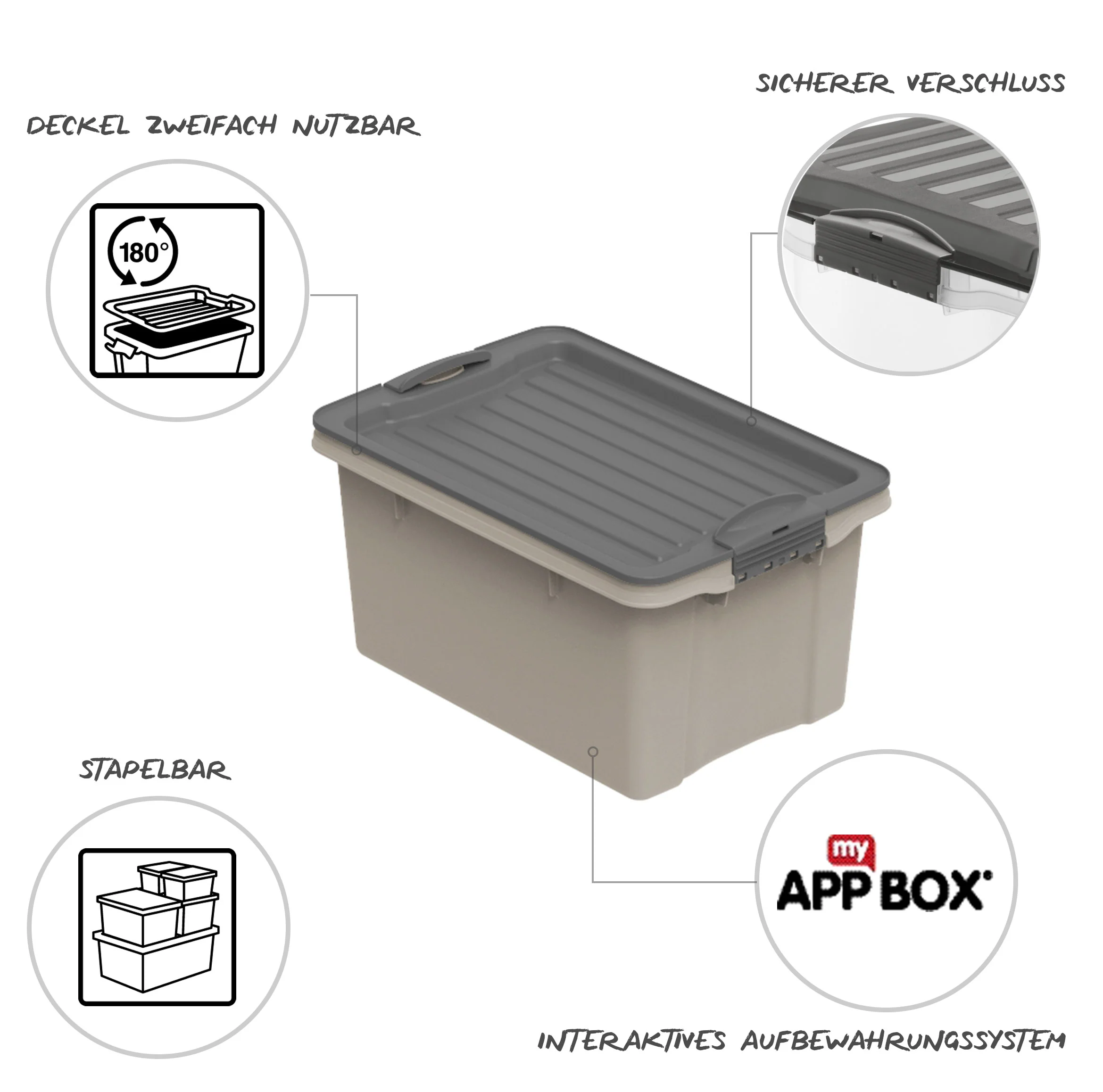 Stapelbox DIN A5, 4,5 l COMPACT - Image 7