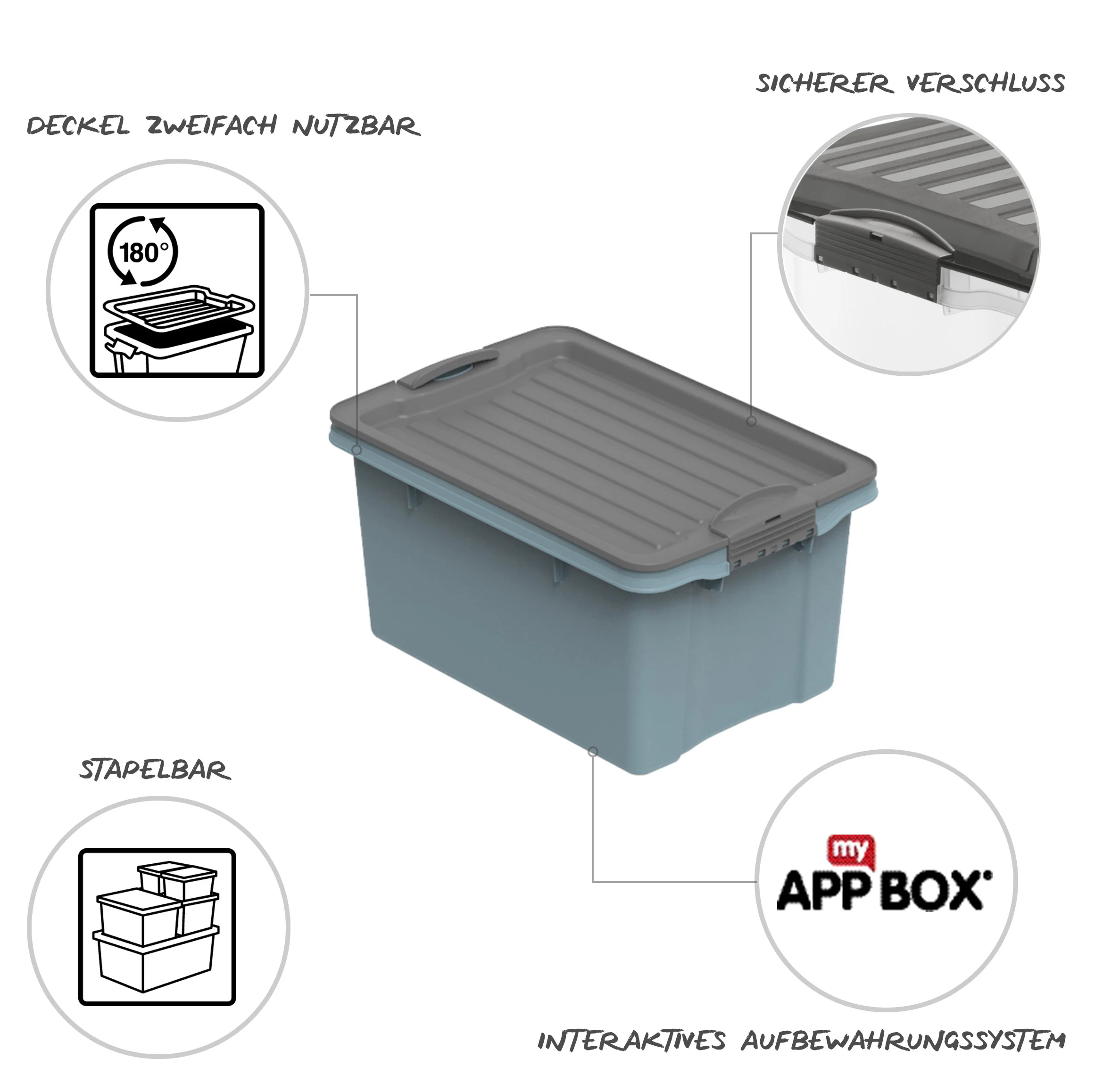 Stapelbox DIN A5, 4,5 l COMPACT - Image 9