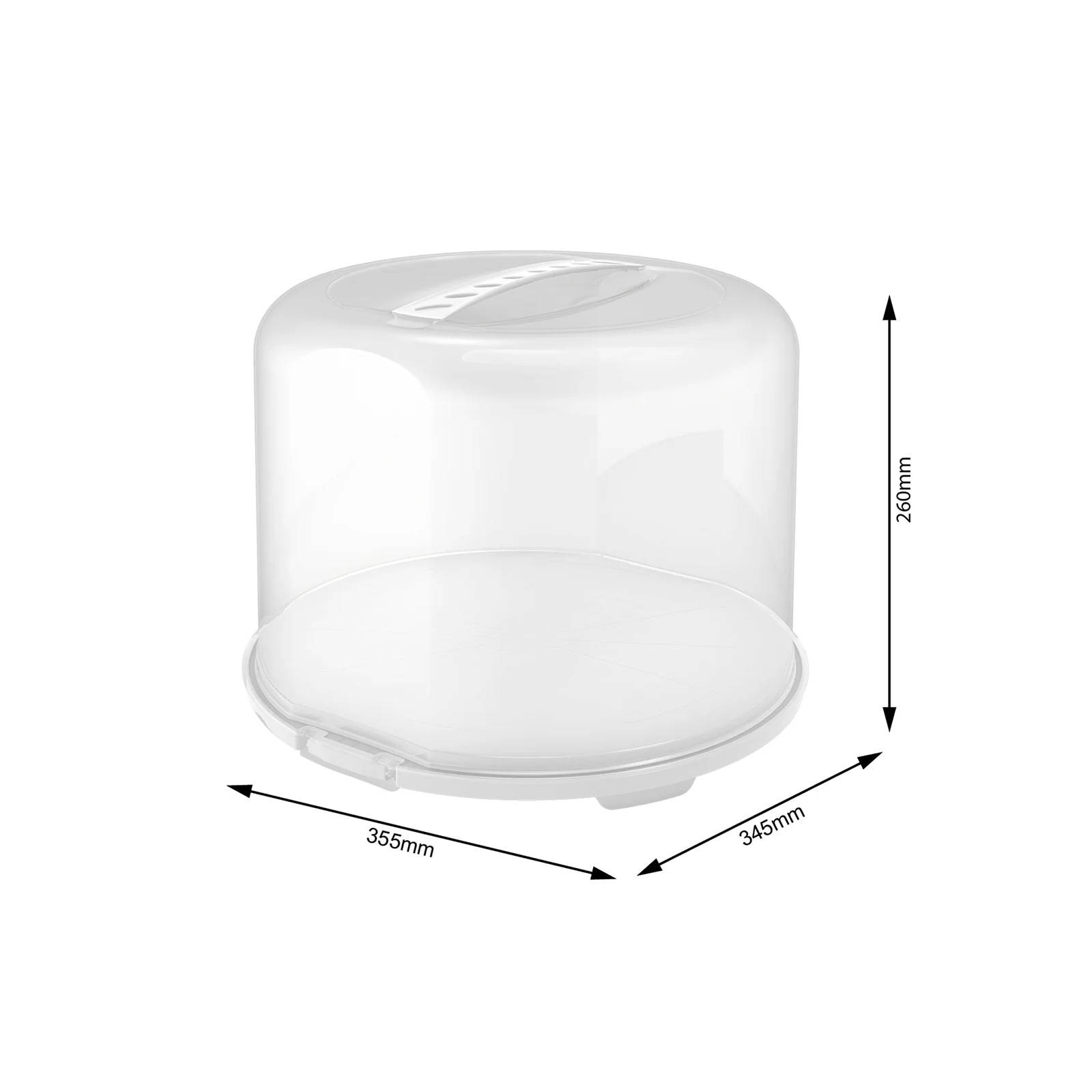 Tortenglocke XL 26 cm hoch FRESH - Image 3
