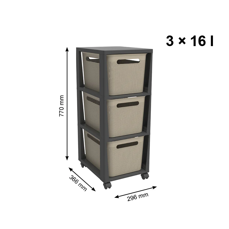 Tower mit Rollen 3 x 16 l BRISEN - Image 12