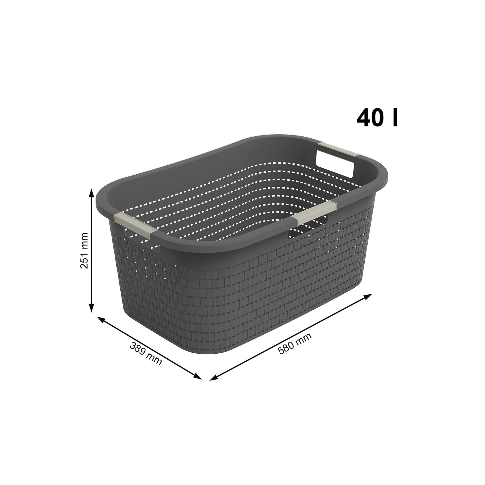 Wäschekorb 40 l COUNTRY - Image 33
