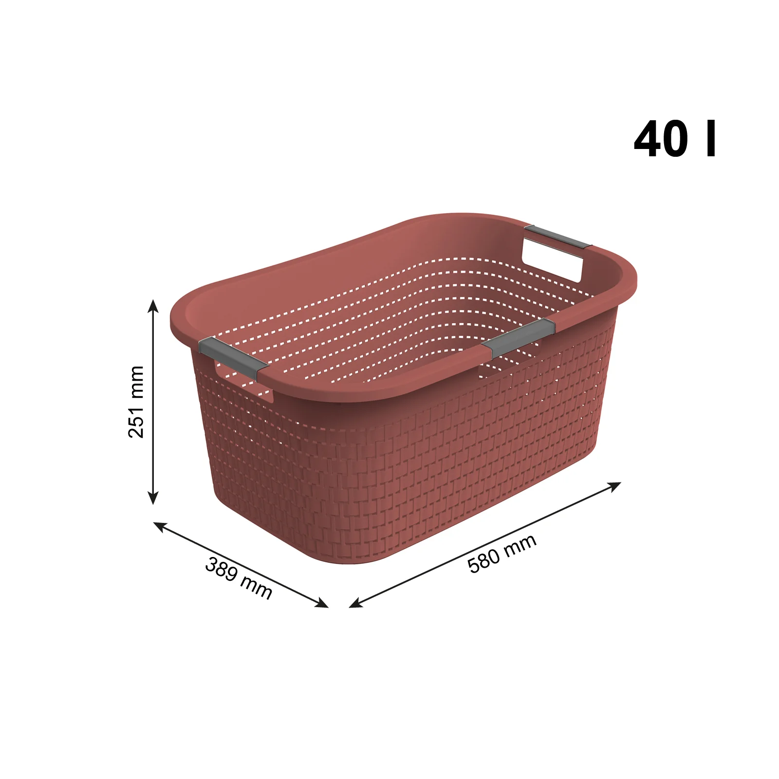 Wäschekorb 40 l COUNTRY - Image 49